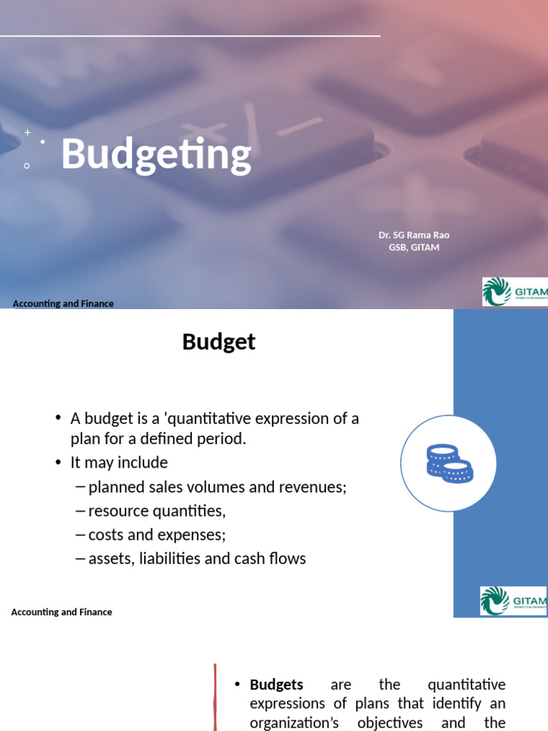 Budgeting | PDF | Budget | Expense