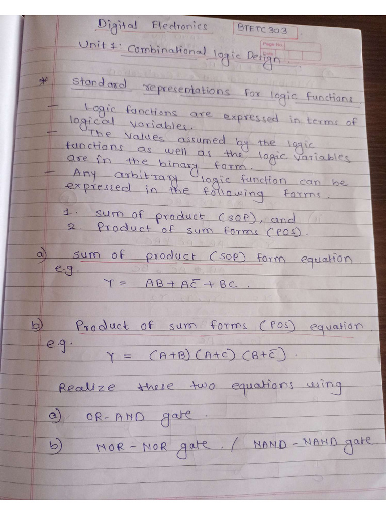 DE Notes Unit-1 | PDF