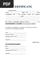 A4 Project File Template for Students | PDF