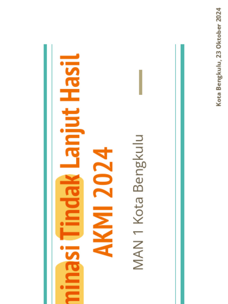 (Cover) Diseminasi Tindak Lanjut Hasil AKMI 2024 | PDF