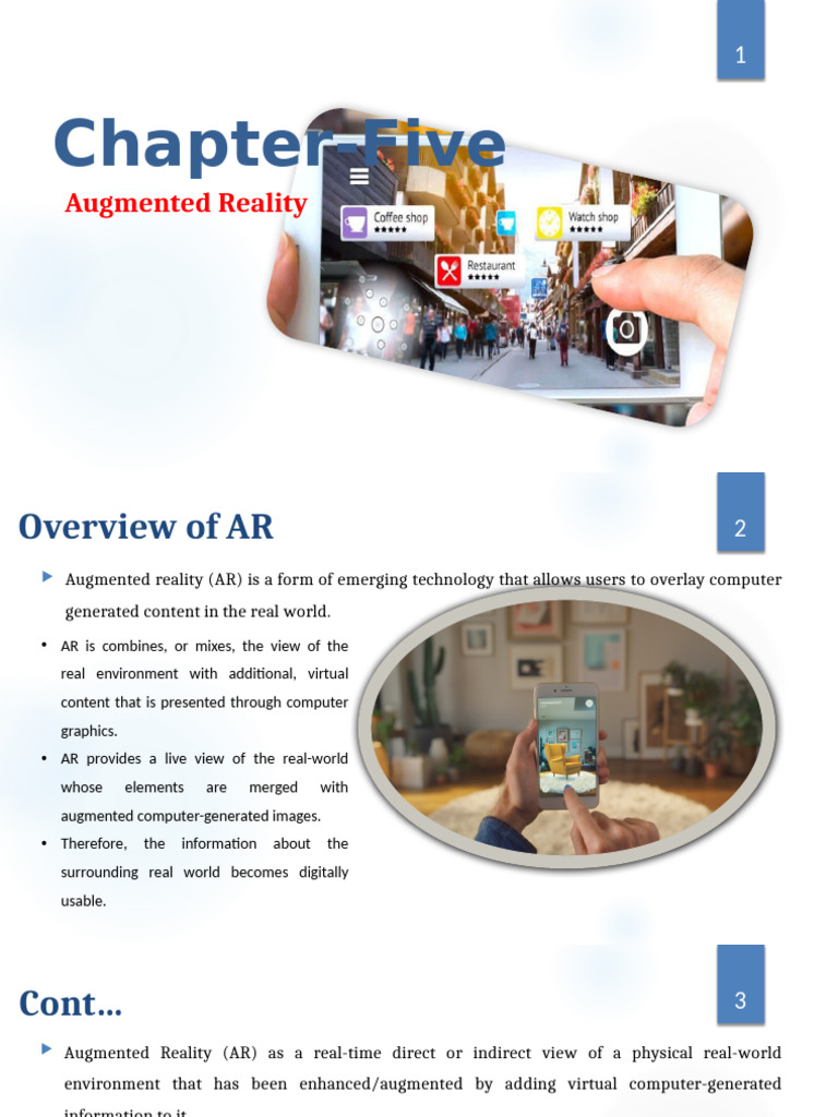 Understanding Augmented Reality (AR) | PDF | Augmented Reality ...