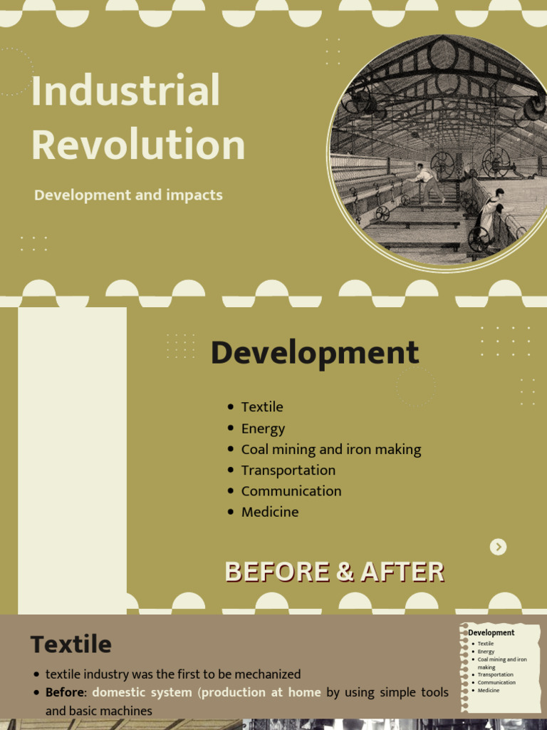 F.2 Industrial revolution (Development and impacts) | PDF | Steam ...