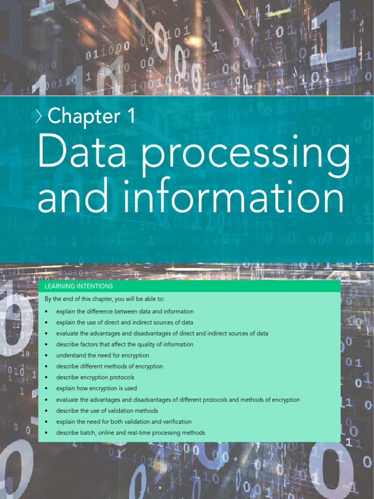 Data Processing and Information Basics | PDF | Transport Layer Security ...