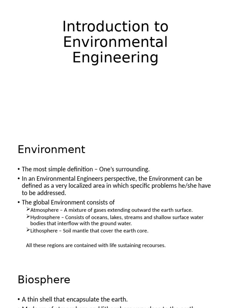 Understanding Environmental Engineering | PDF | Greenhouse Gas | Air ...