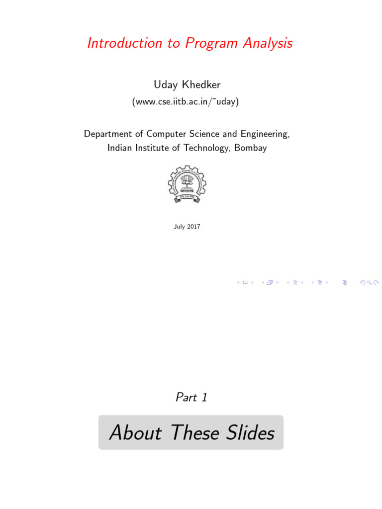 Program Analysis Course Overview | PDF | Pointer (Computer Programming ...