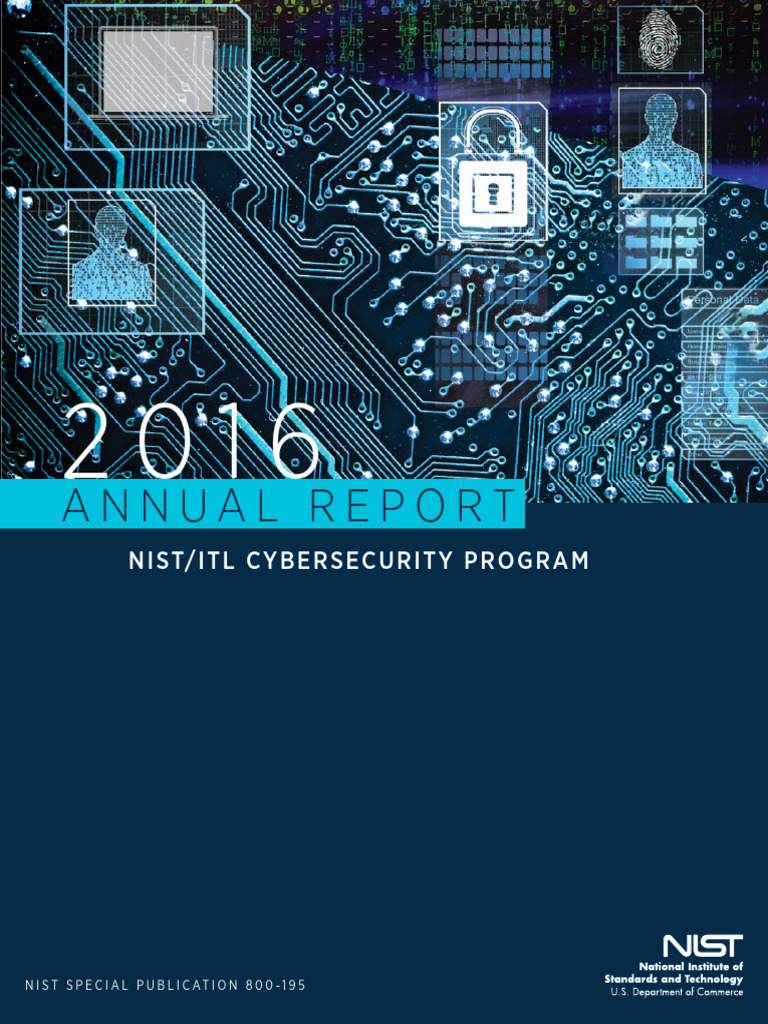 2016 NIST ITL Cybersecurity Program Annu | PDF | National Institute Of ...
