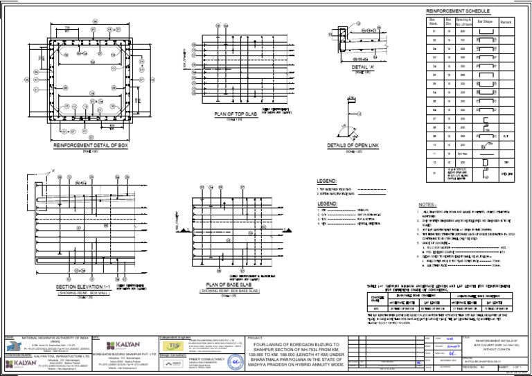 Nh753l BR SH MP Box SD 01 | PDF | Road | Transport Infrastructure