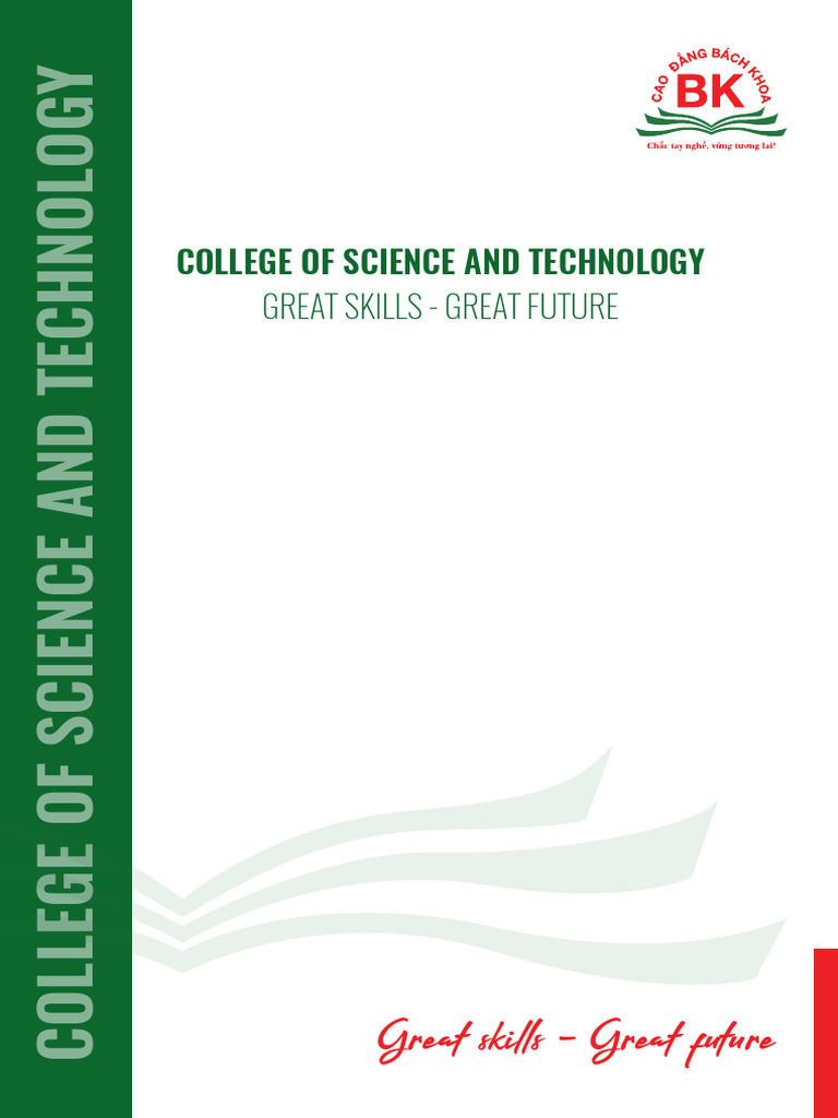 College of Science and Technology Overview | PDF | Science, Technology ...