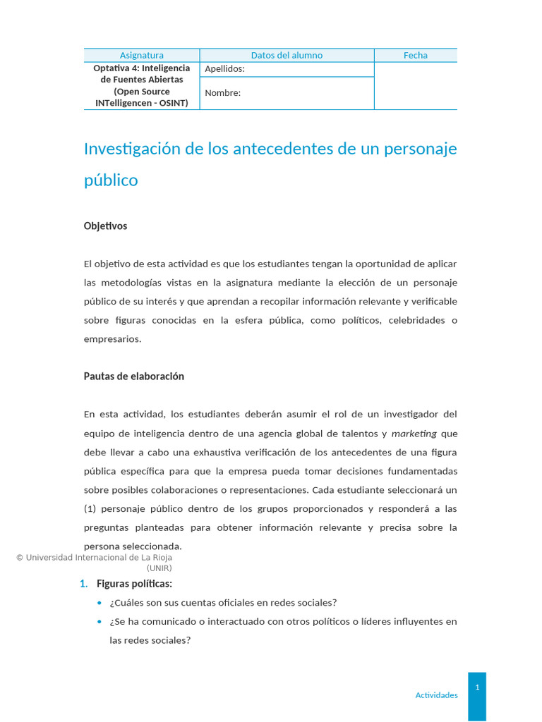 Opt4 Act1 | PDF | Redes sociales | Cultura popular y estudios de los ...