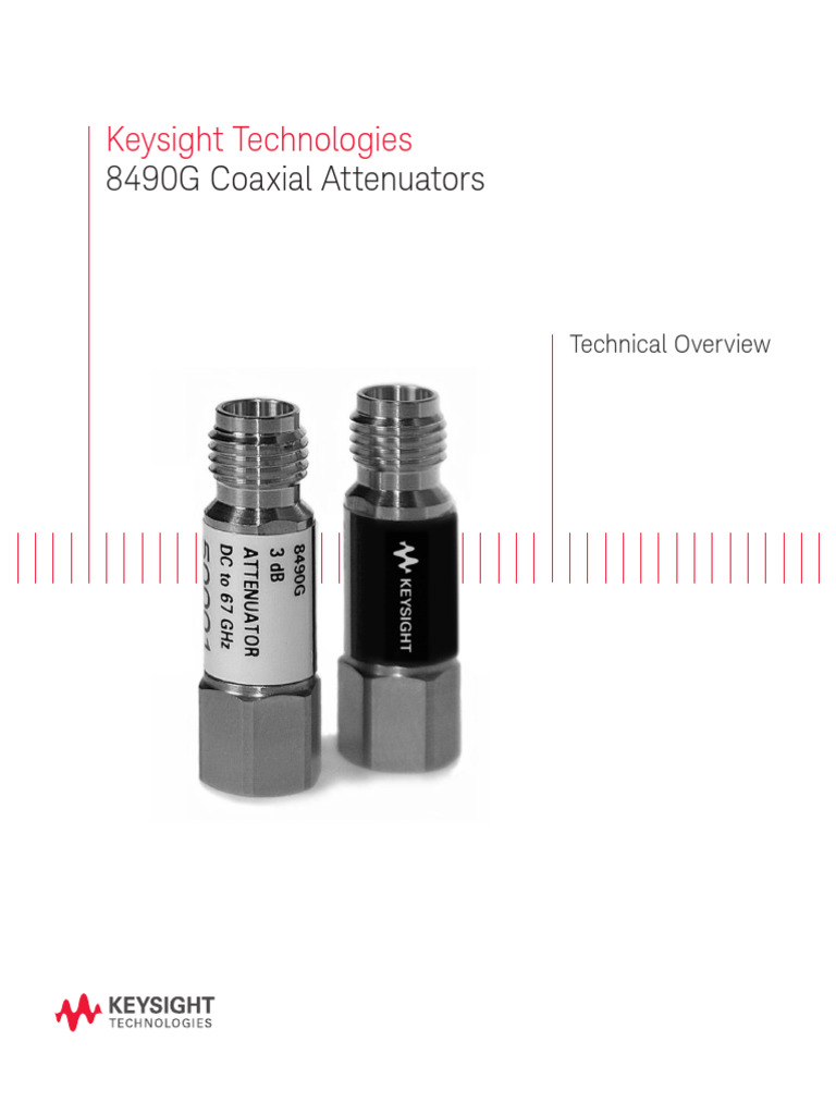 Keysight 8490G Coaxial Attenuators Overview | PDF | Electronic ...
