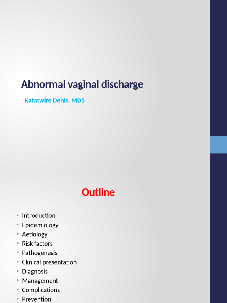 Understanding Abnormal Vaginal Discharge | PDF | Candidiasis | Human ...