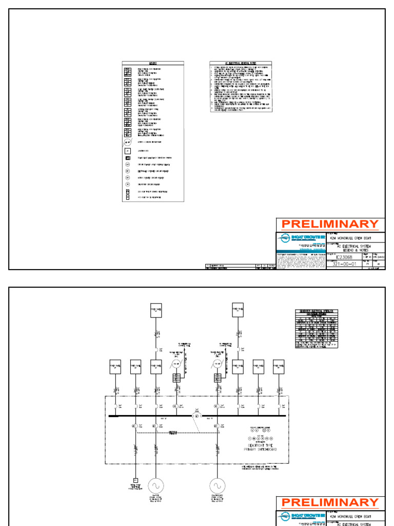 IC23068 321-00-01 REV P1 AC Electrical System | PDF