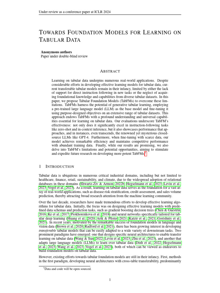 Tabular Foundation Models for Learning | PDF | Learning | Information ...