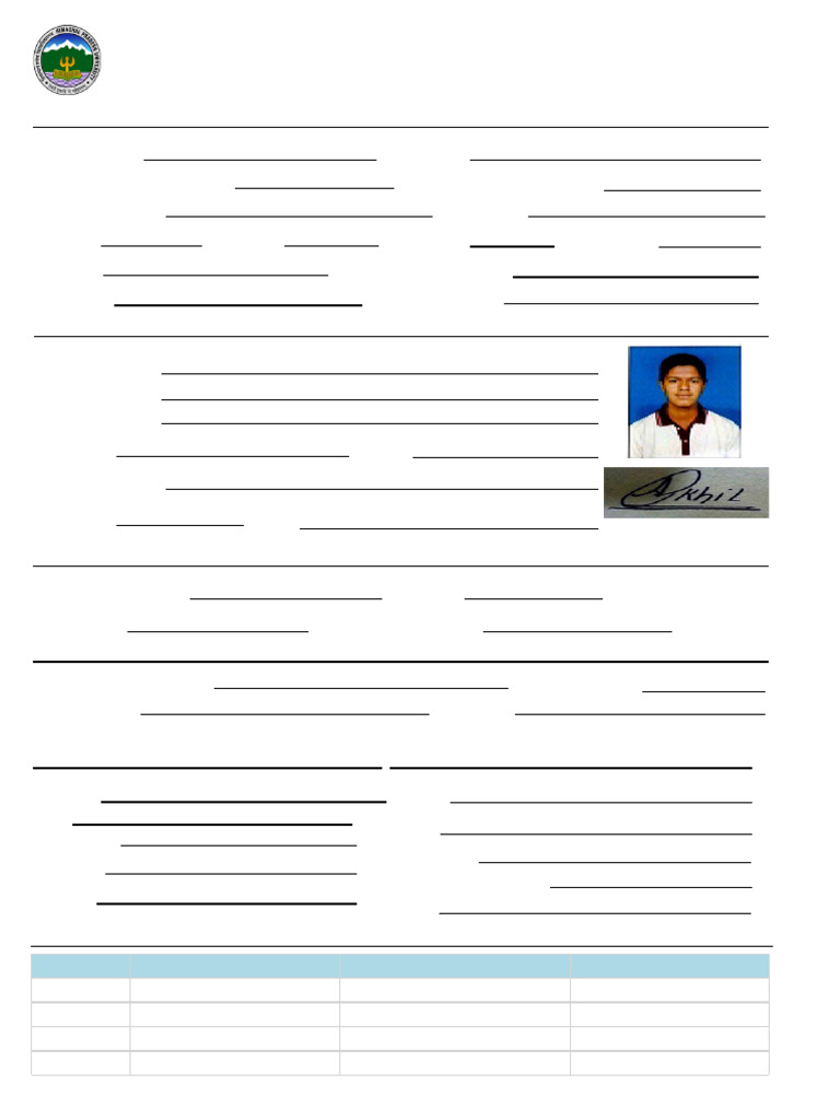 Akhil Exam Roll No | PDF