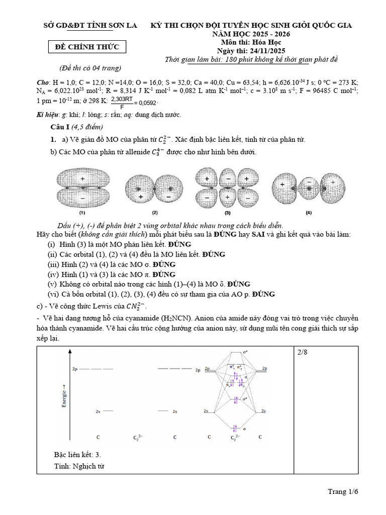 HDC Đề Ngày 1 Thi Thử | PDF