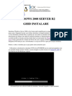 Ghid Instalare Windows 2008 R2