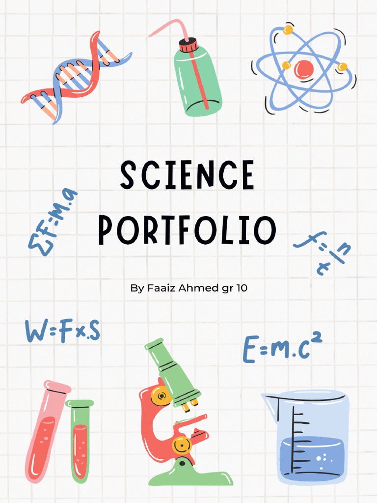 Science Portfolio Coverpage | PDF