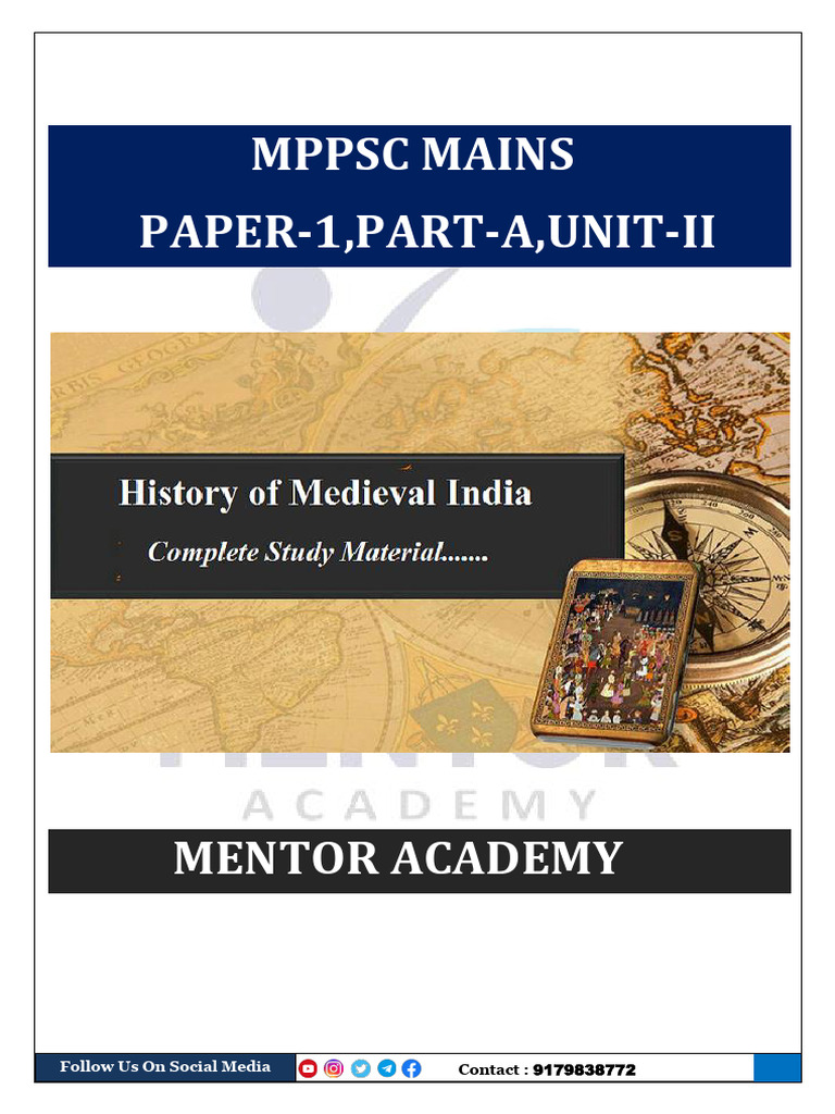 Unit II,Medieval Historyt | PDF