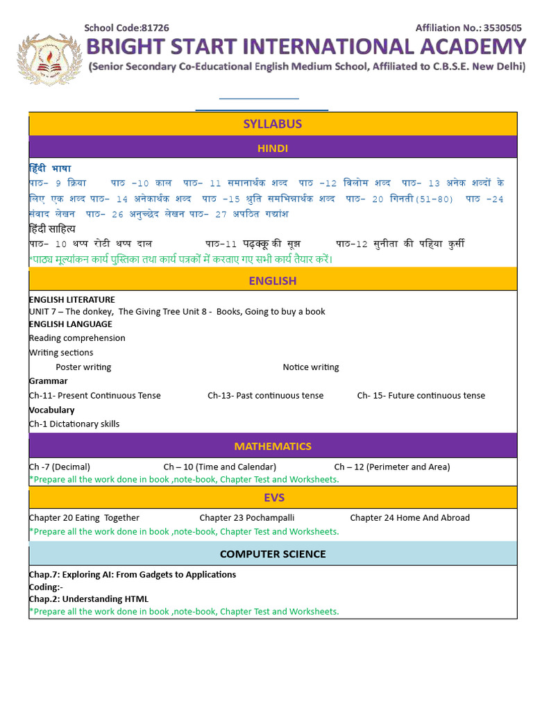 ASM -4 class 4 | PDF