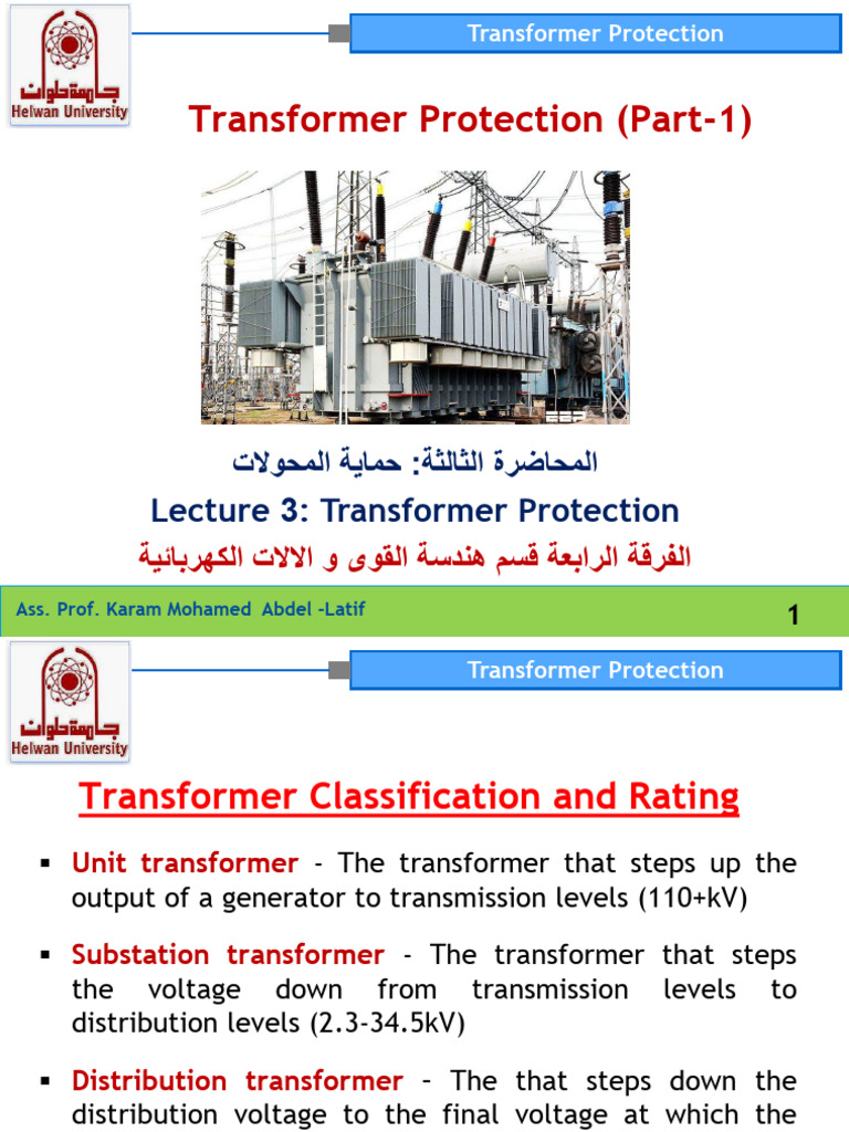 Transformer Protection Overview Guide | PDF | Transformer | Electric ...