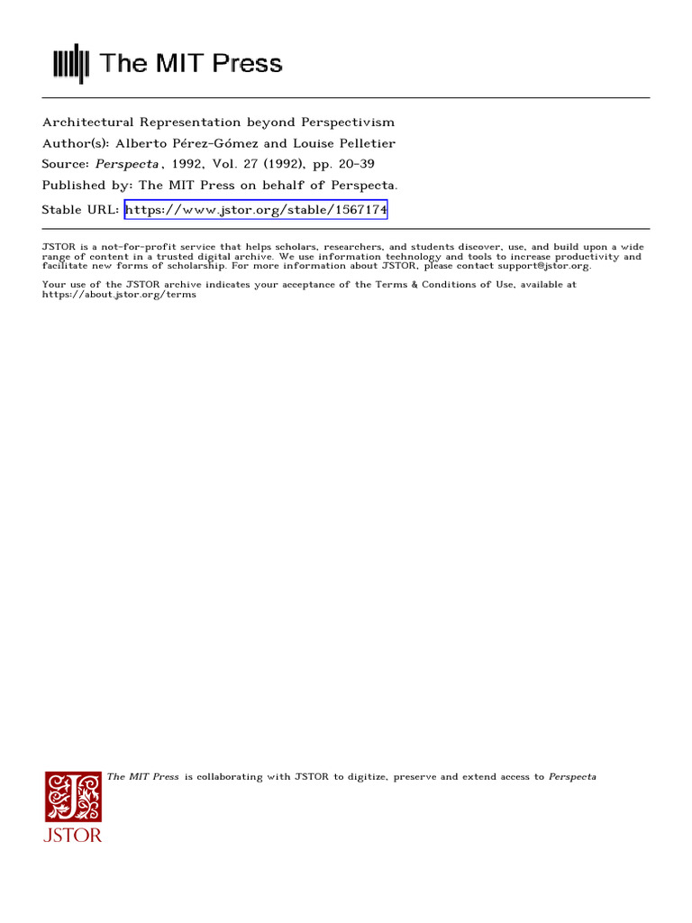Rethinking Architectural Representation | PDF | Perspective (Graphical)