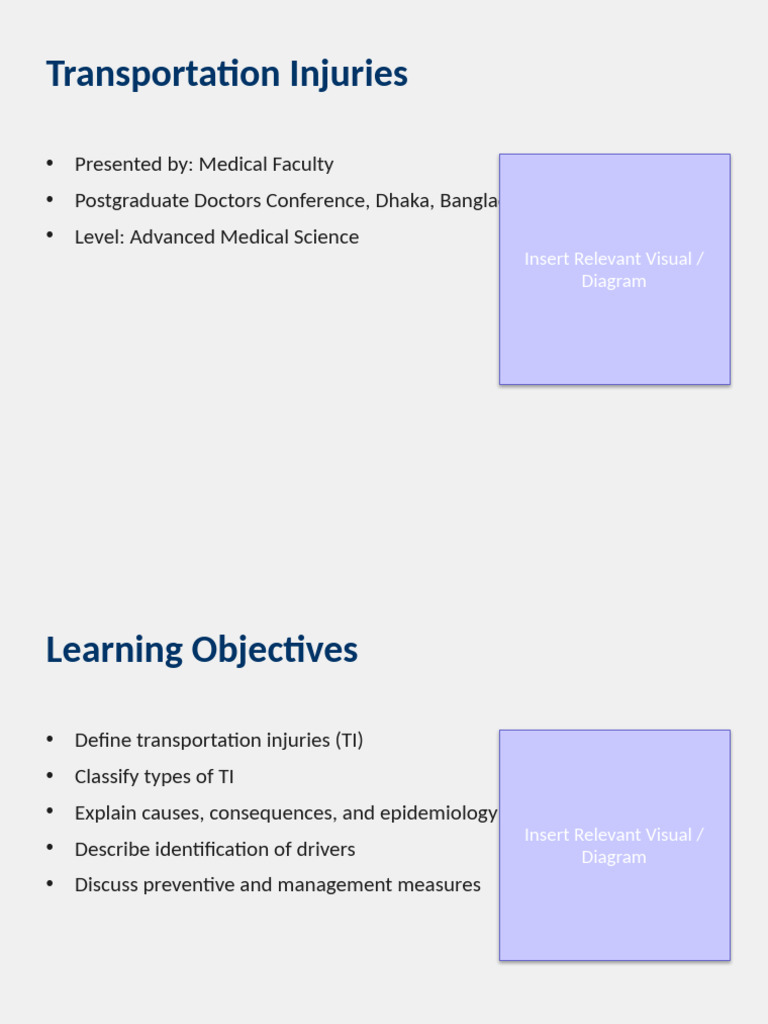 Understanding Transportation Injuries | PDF | Traffic Collision | Major ...