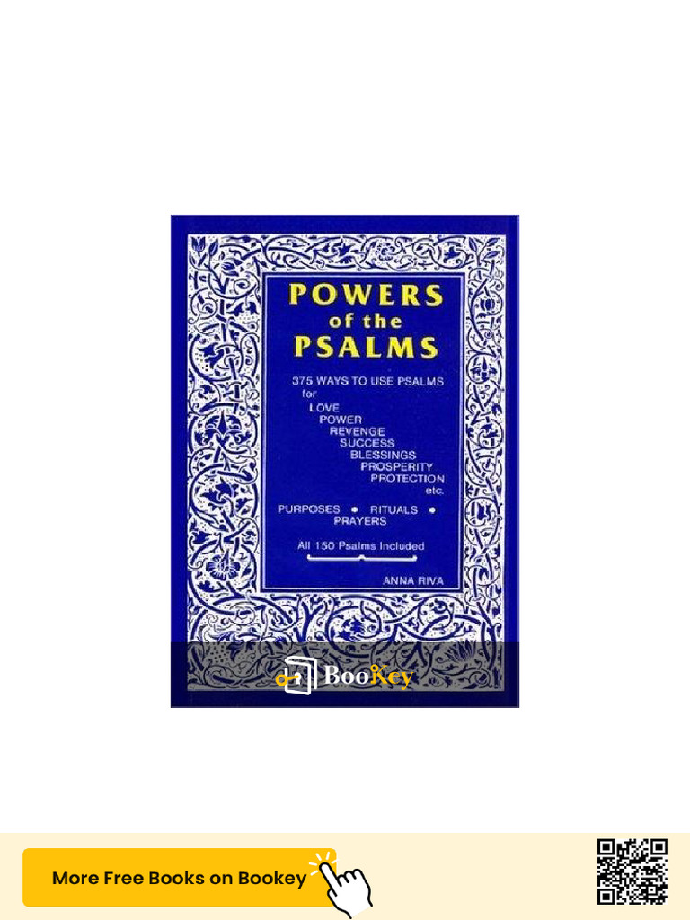 Powers Of The Psalms PDF PDF Love Psalms 1