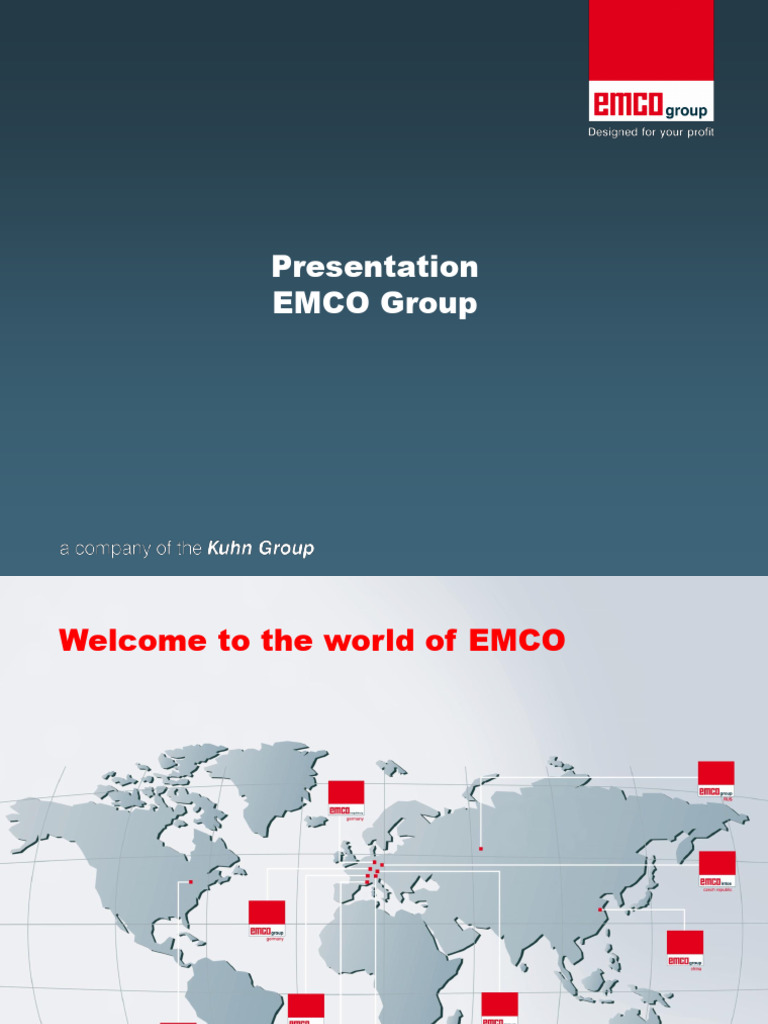 EMCO Group: Global Machine Tool Solutions | PDF | Engineering ...