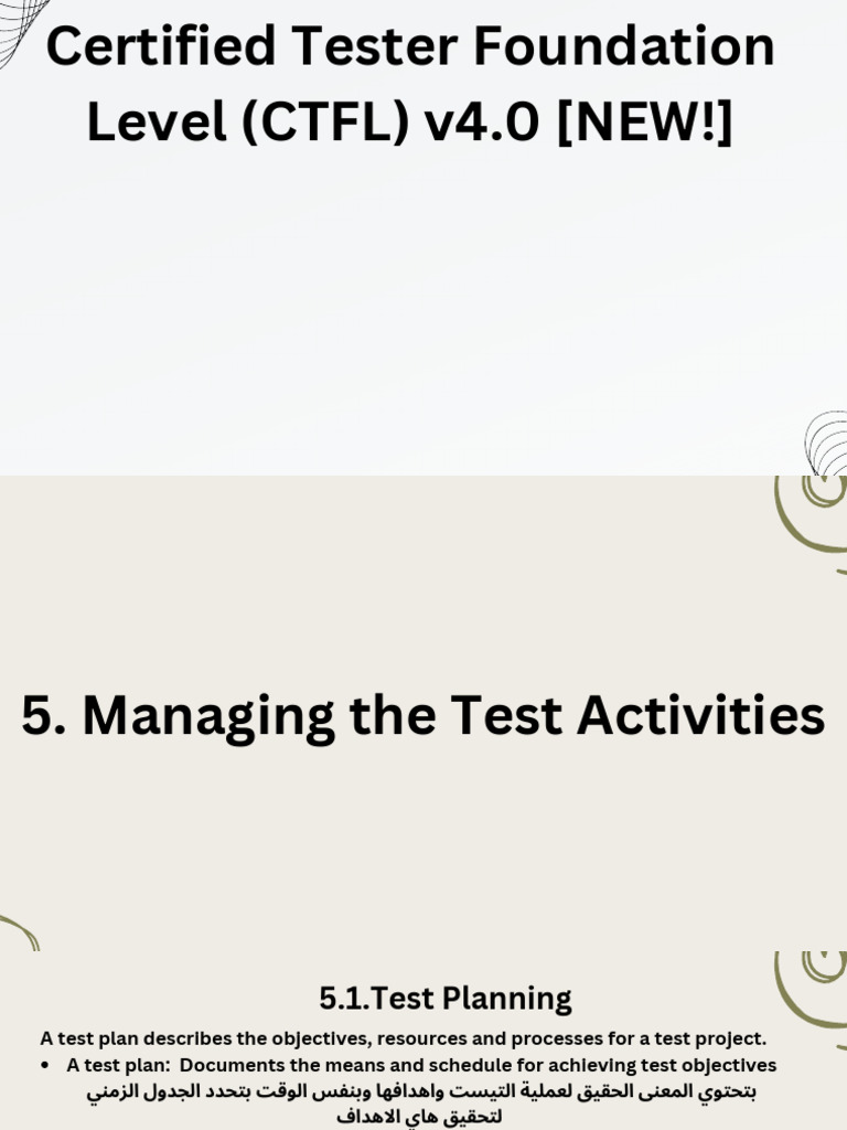 chapter+5+(1) | PDF | Risk | Software Testing