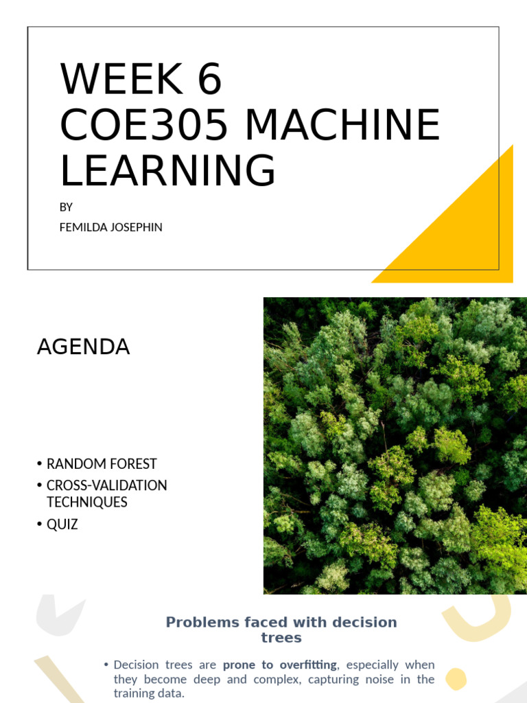 Random Forest and Cross-Validation Techniques | PDF | Cross Validation ...