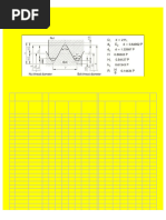 External Metric ISO Thread Table Chart Sizes M20 - M55 - Engineers Edge ...