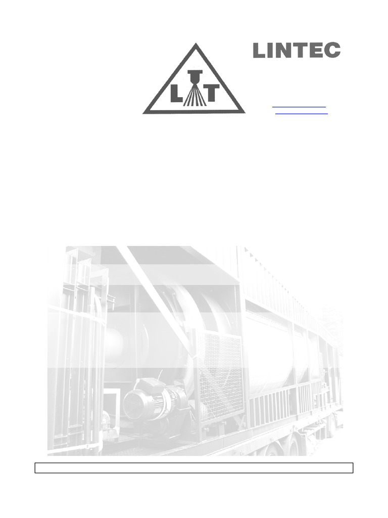 LINTEC CSD2500 Asphalt Plant Manual | PDF | Bearing (Mechanical ...