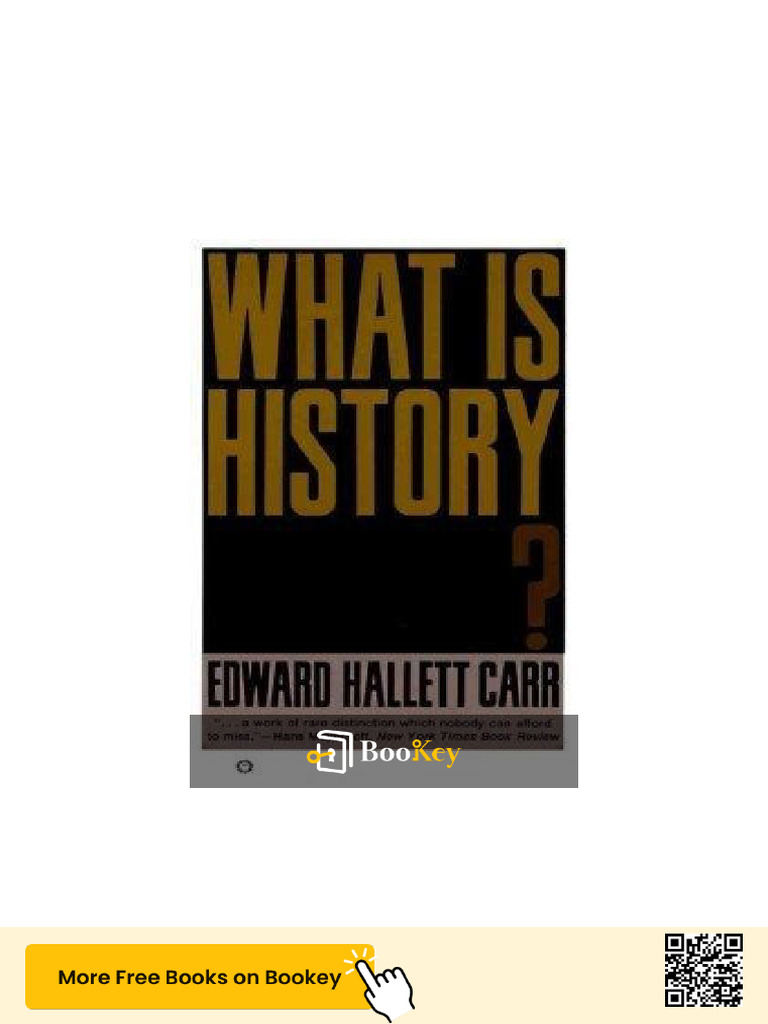Understanding History: Carr's Insights | PDF | Historiography | Historian