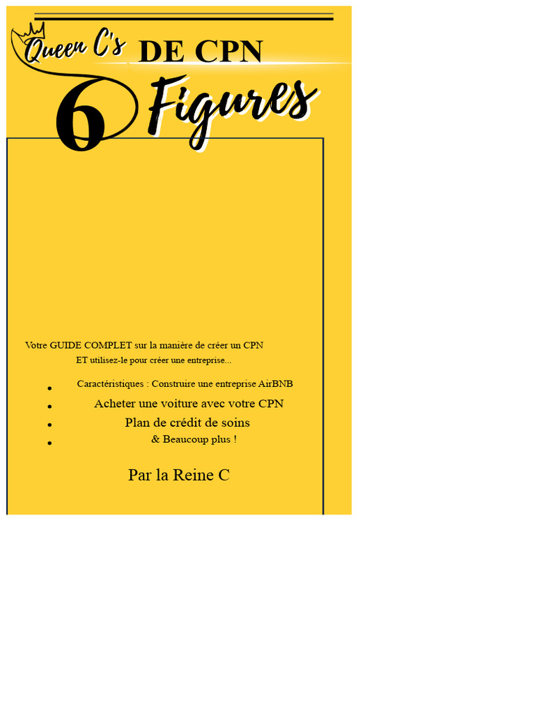 Guide pour créer et utiliser un CPN | PDF | Crédit | Finance et gestion ...