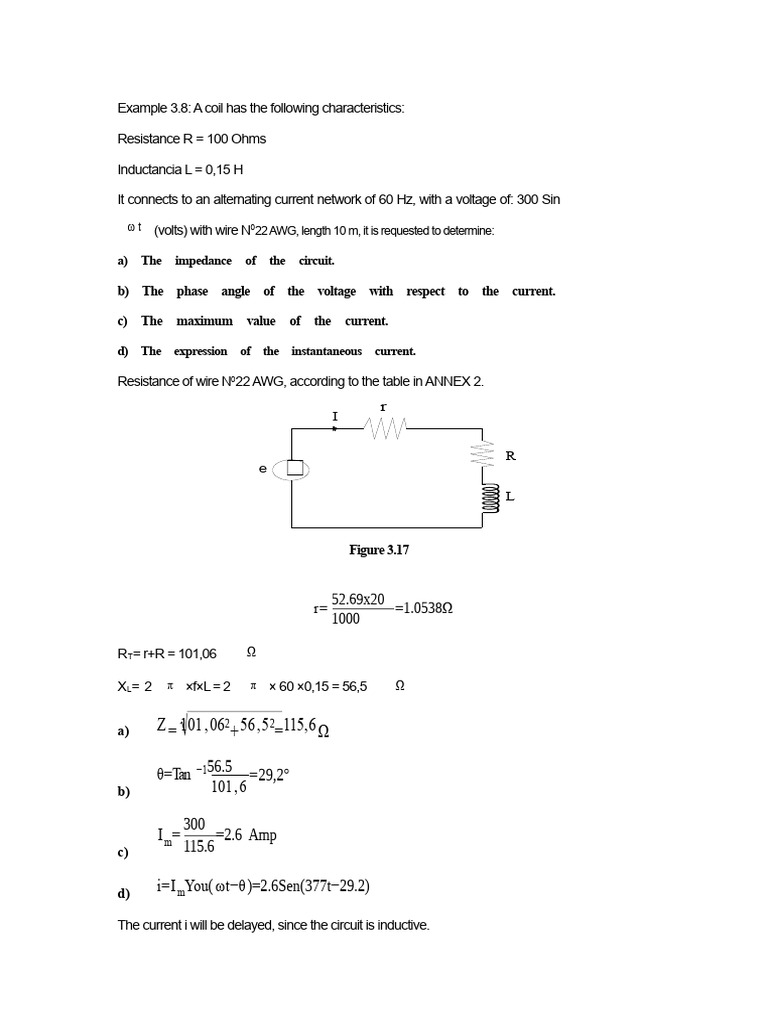 RLC Circuit Analysis and Power Calculations | PDF | Ac Power ...