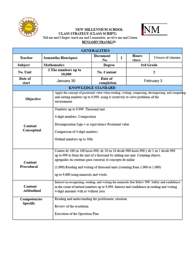 3rd Grade Math Curriculum Overview | PDF | Mathematics | Literacy