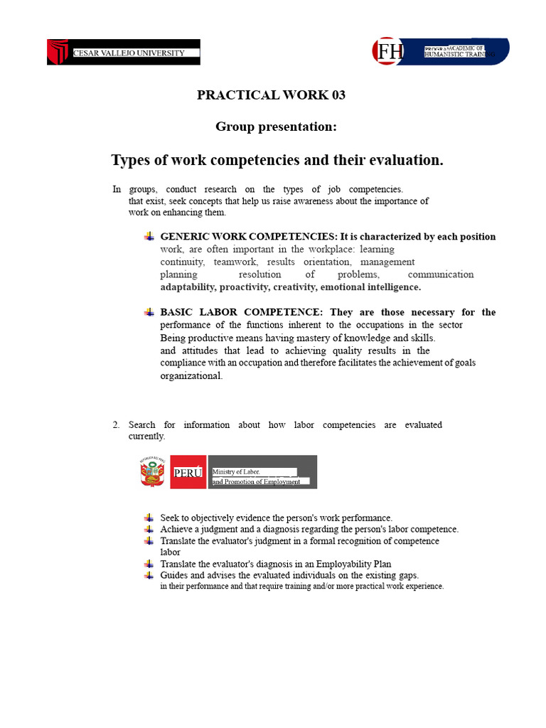 Evaluating Job Competencies Effectively | PDF