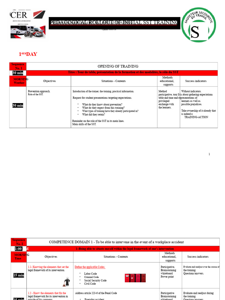Initial SST Training Program Overview | PDF | Cardiopulmonary ...