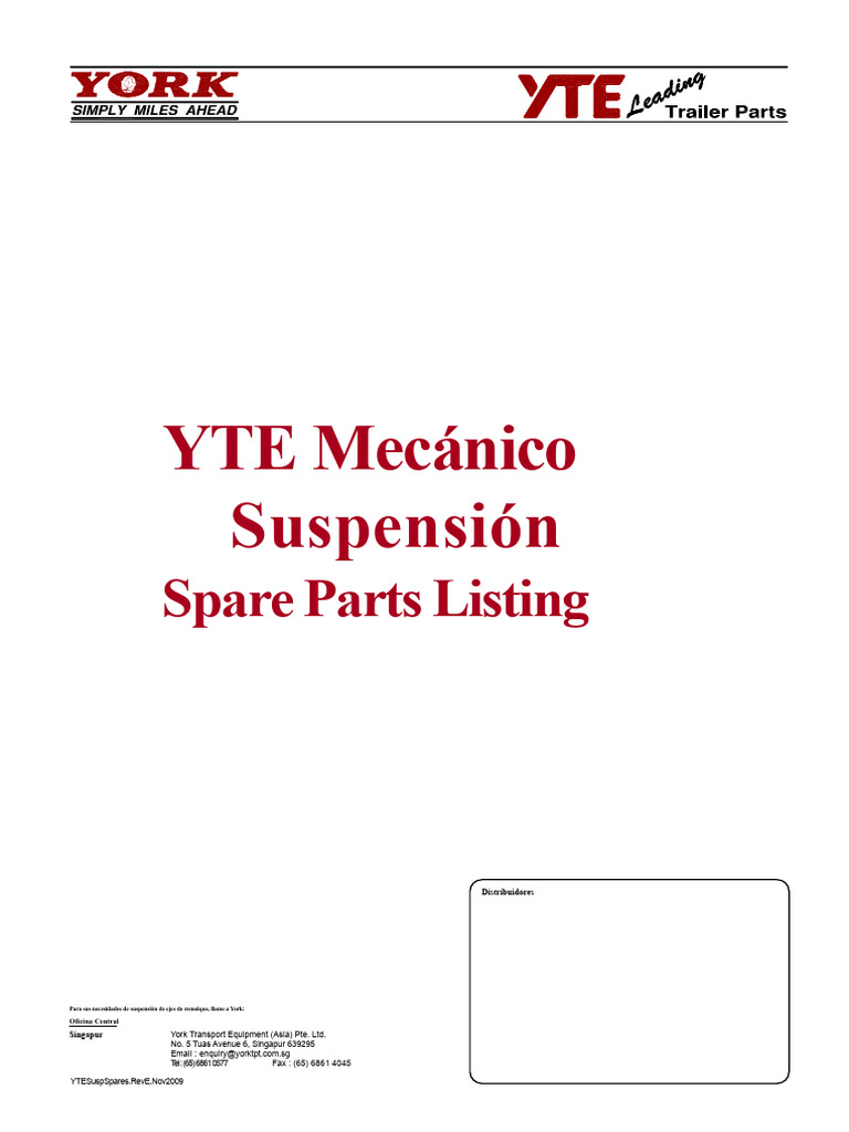 Suspensión Mecánica Yte | PDF | Vehículo de motor | Vehículos terrestres