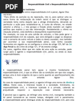 6 Aula i Parte Responsabilidade Civil x Penal