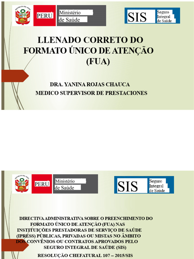 Instruções para Preenchimento do FUA | PDF | Gravidez humana | Medicina ...