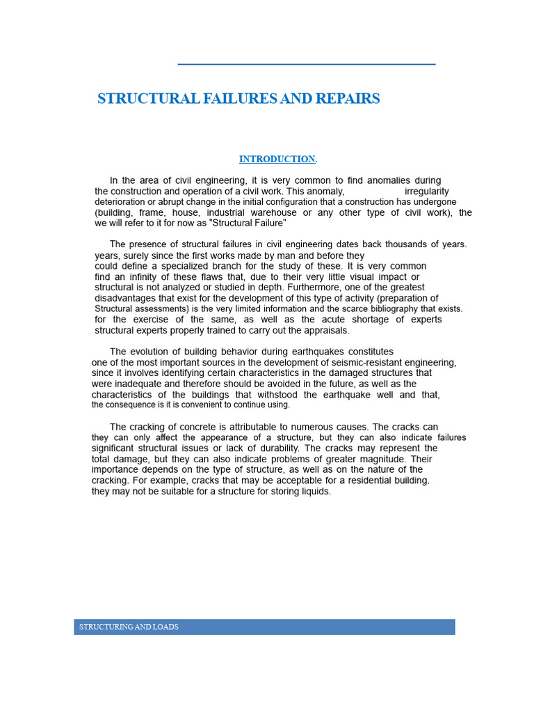 Understanding Structural Failures and Repairs | PDF | Earthquake ...