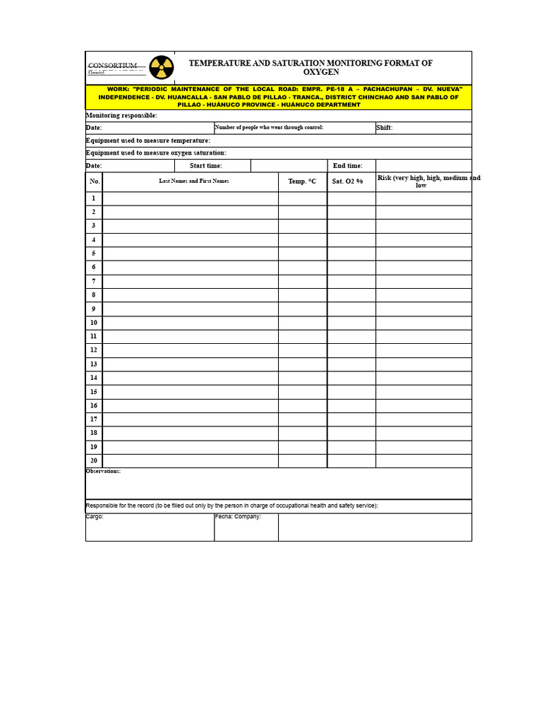 Oxygen Saturation and Temperature Monitoring | PDF | Scaffolding ...