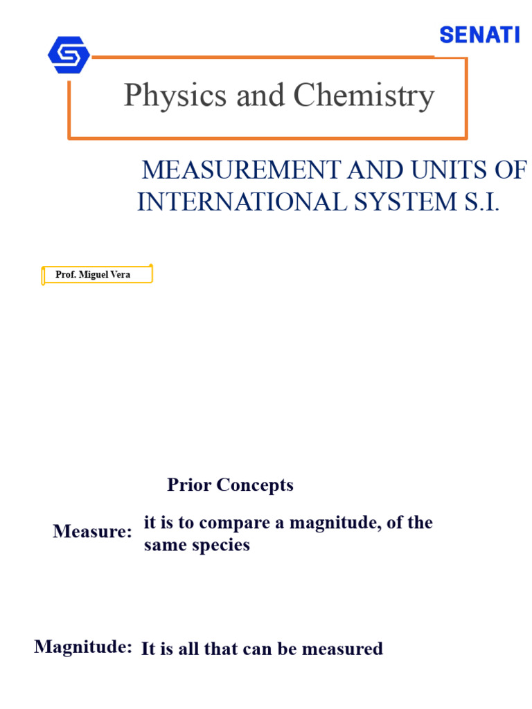 Understanding SI Units in Physics and Chemistry | PDF | International ...