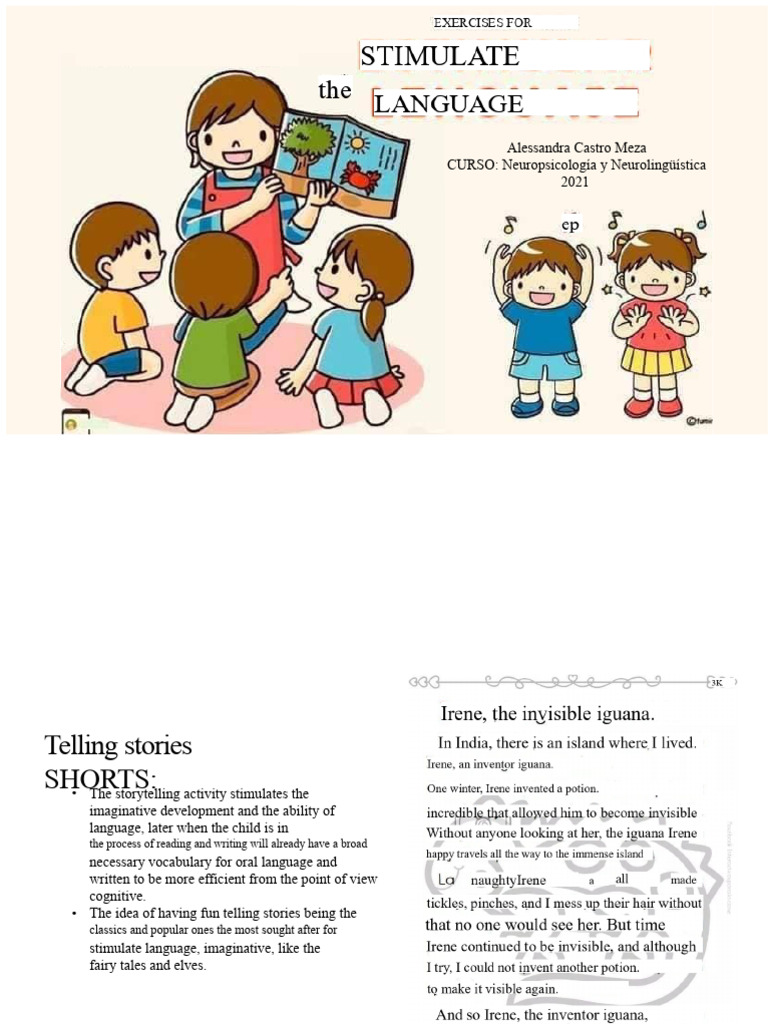 Storytelling Activities for Language Development | PDF | Storytelling ...