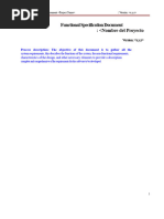 Functional Specifications Document Template | PDF | Specification ...