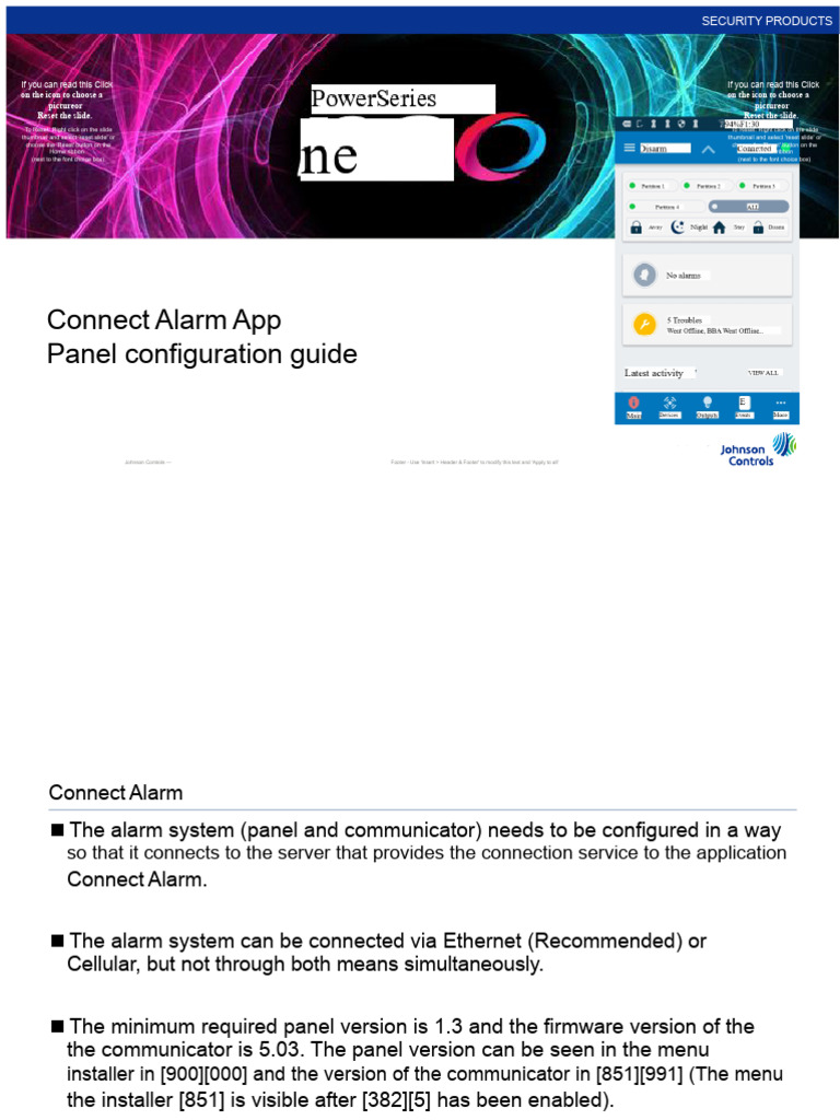 Connect Alarm Configuration Guide | PDF | Mobile App | Google Play
