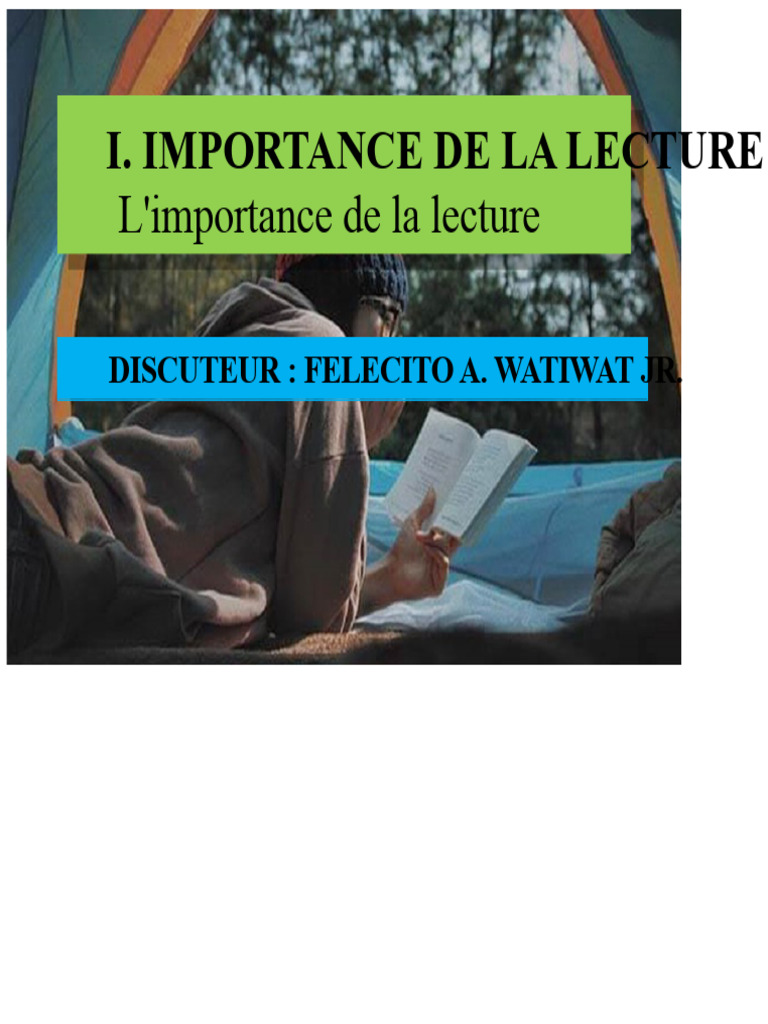 17 Raisons de l'Importance de la Lecture | PDF | Émotions | Motivant