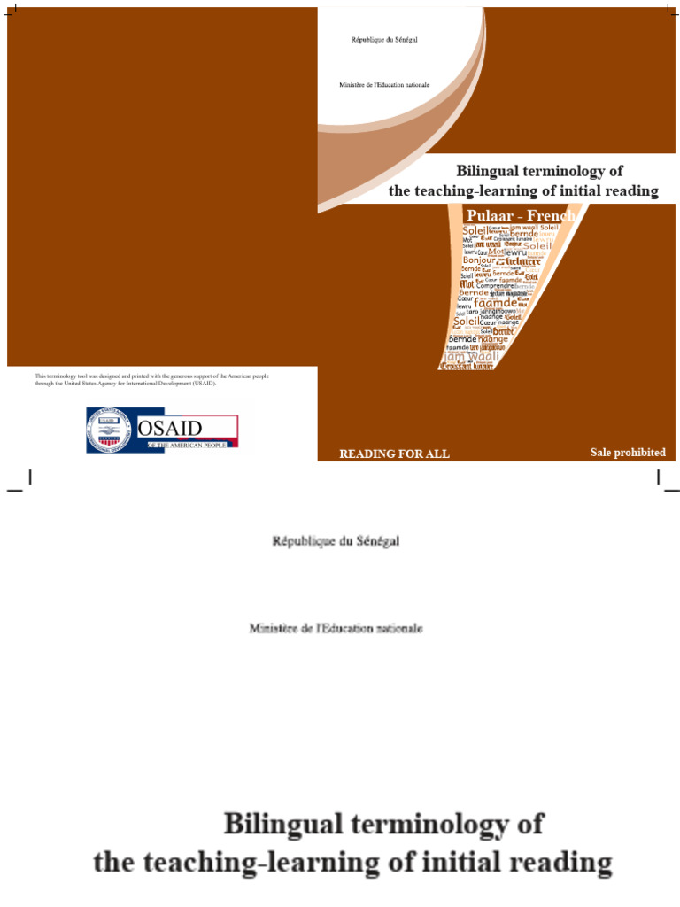 Pulaar-French Reading Terminology Guide | PDF | Multilingualism ...