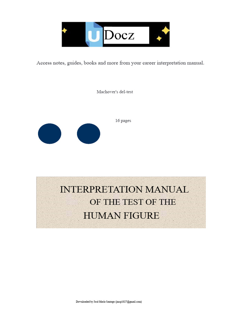 Human Figure Test Interpretation Guide | PDF | Shyness | Perfectionism ...